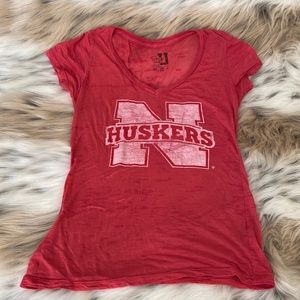 Nebraska Cornhuskers burnout T size M